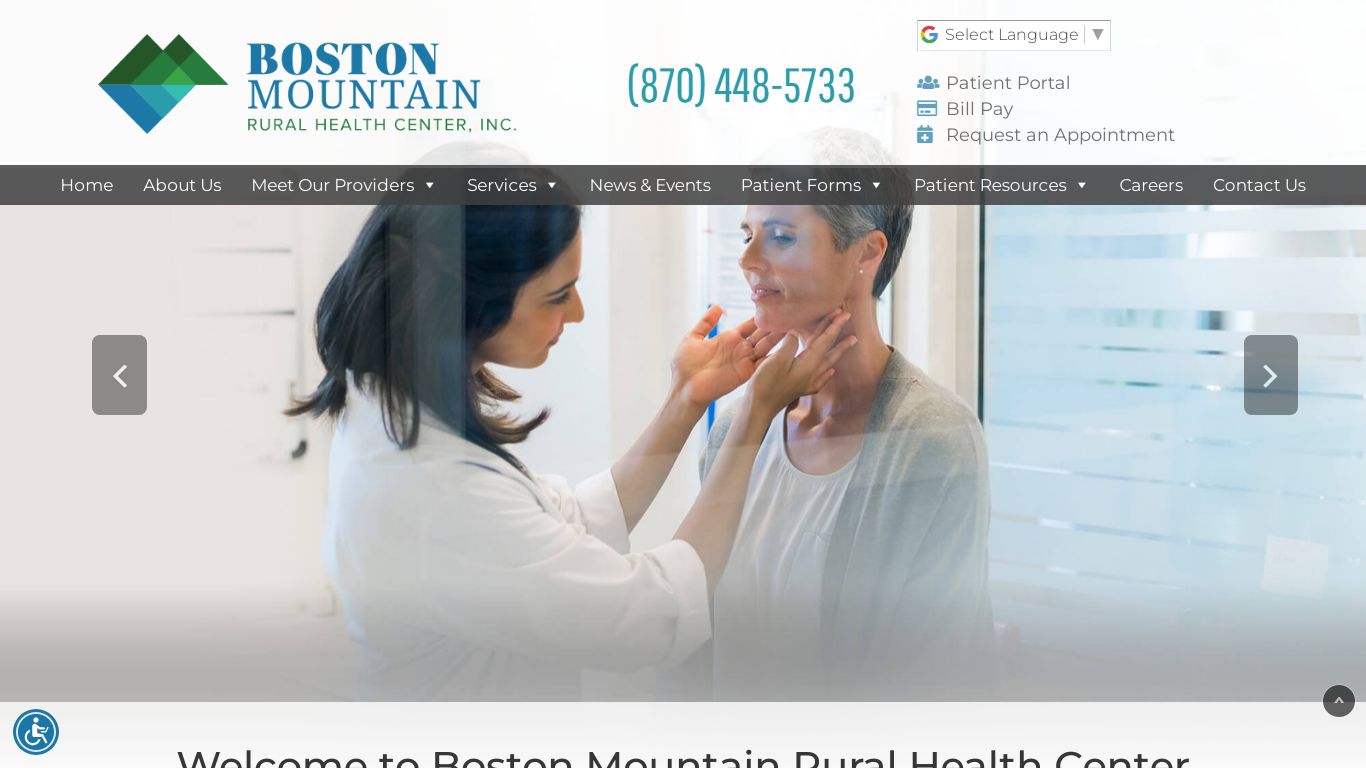 Boston Mountain Rural Health Center | Comprehensive Medical Care