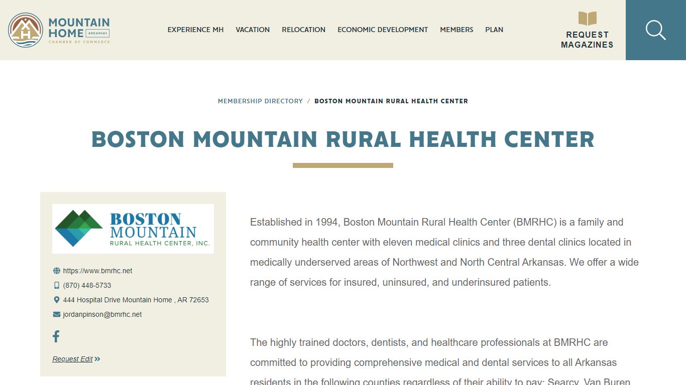 Boston Mountain Rural Health Center